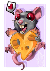 Print Cheese Lovers By Laura Bluntt